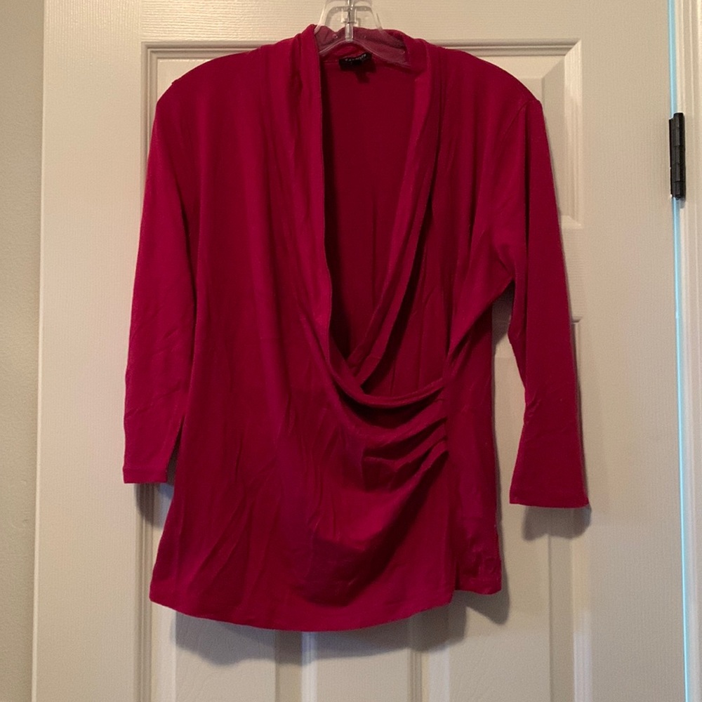 Talbots top, wrapped front